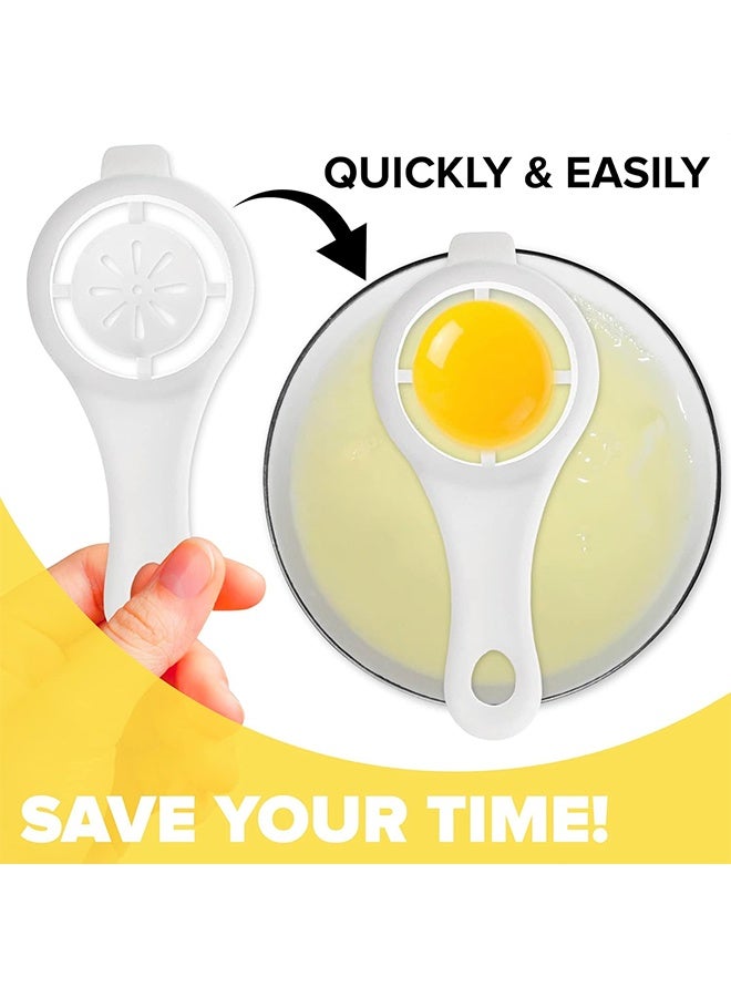 3-PACK Tool Yolk White Separator - Egg Divider Strainer Screen Filter - Baking Kitchen Gadgets - Image 4